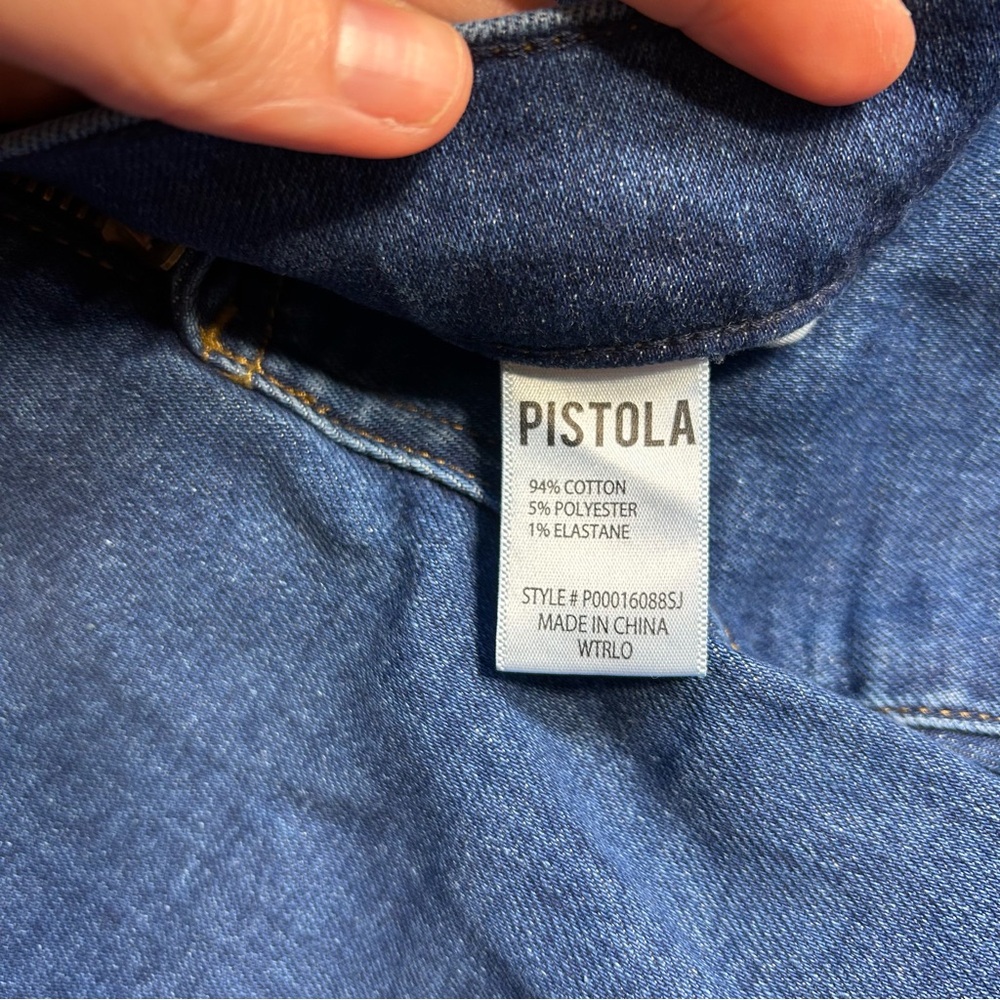 Pistola Lennon High Rise‎ Boot Cut Crop in Waterloo Raw Hem - Picture 7 of 12